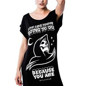 Killstar grim reaper t-shirt dress